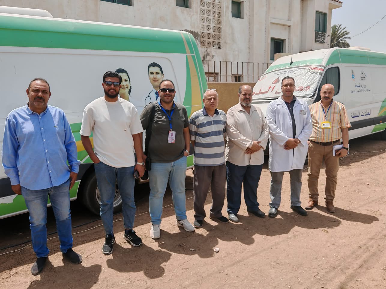 خلال يومين  بقرية الدير  فحص وتوفير العلاج لأكثر من 1250 حالة وتقديم  3800 خدمة طبية
